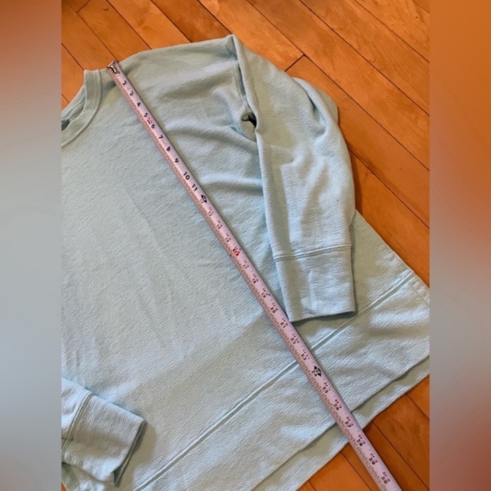 aerie Pastel Blue Crewneck Oversized Sweatshirt - Picture 8 of 8